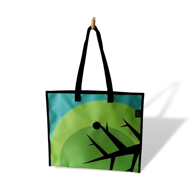 Sac à Fourre-tout - Sac écoresponsable - bleu et vert