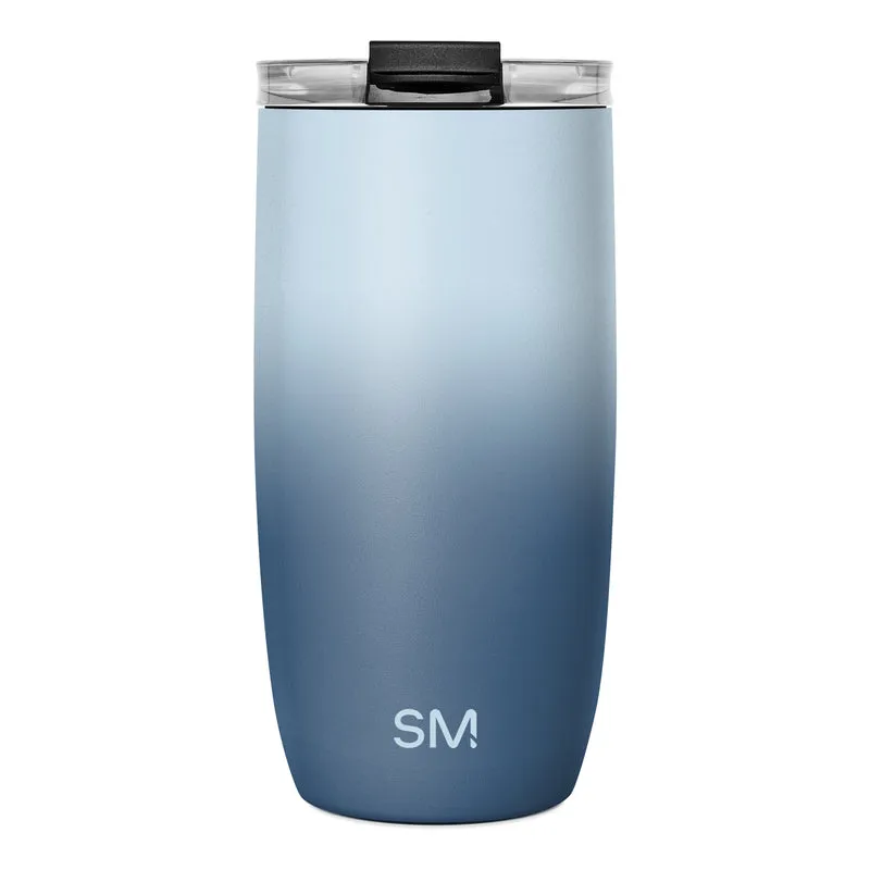 Voyager Tumbler with Clear Flip Lid & Straw