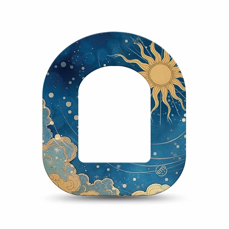 Patchs Adhésifs Omnipod ExpressionMed : Ciels mystiques mini