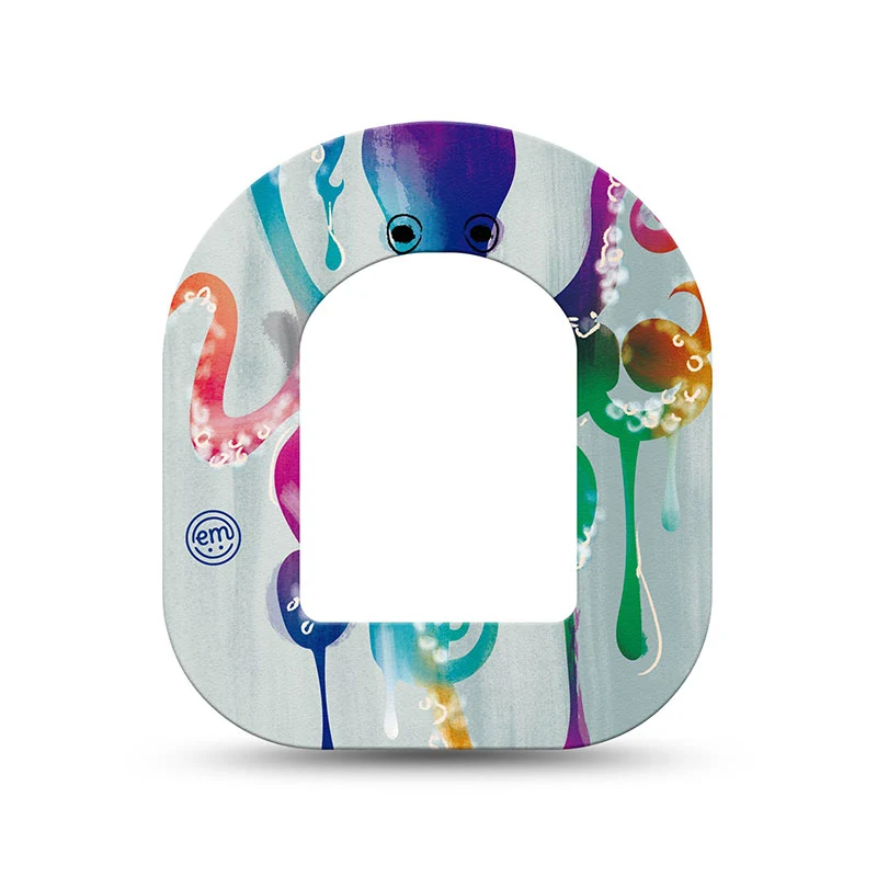 Patchs Adhésifs Omnipod Expressionmed : Mini tatouage de poulpe