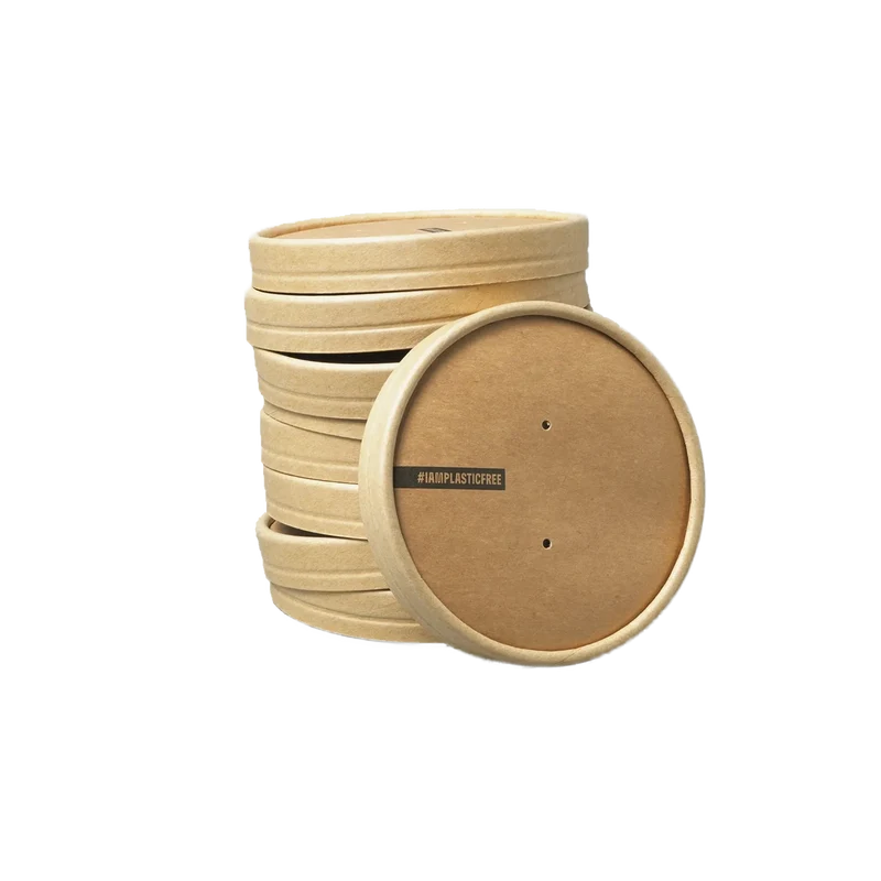 Kraft Paper Container lid - 10 cm