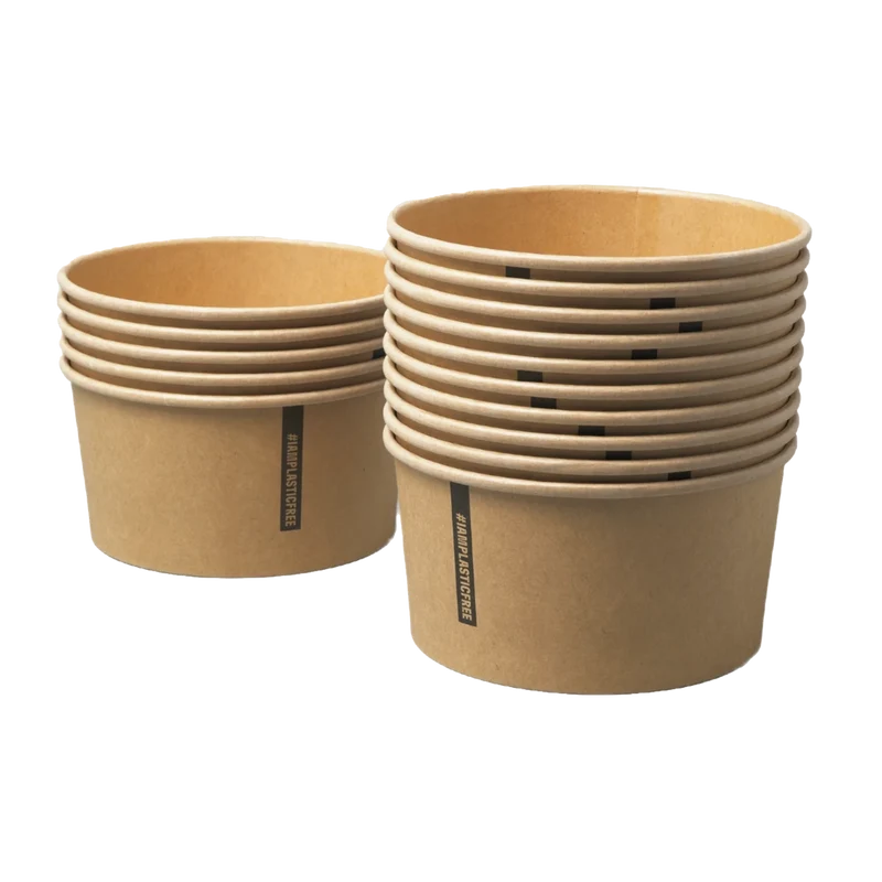 Kraft Paper Bowl / tub - 15 x 7 cm