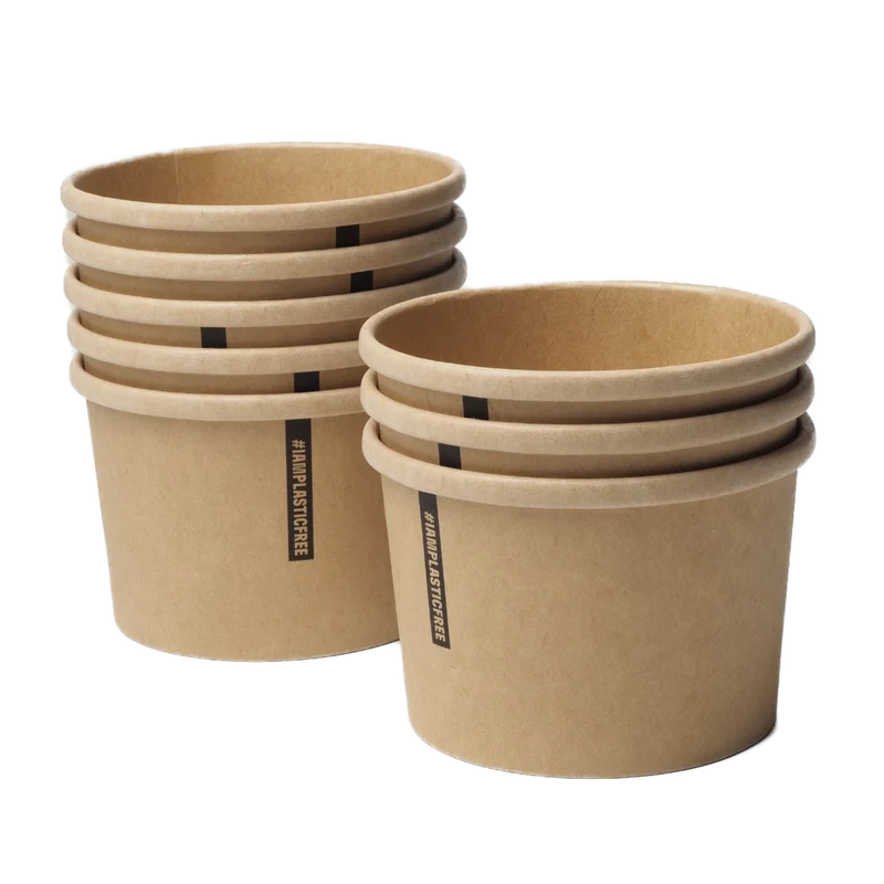Kraft Paper Bowl / tub - 9.2 x 6 cm