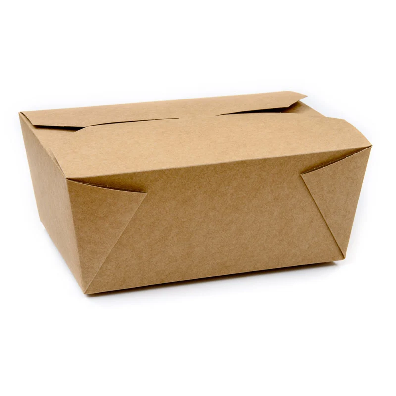 Paper / Kraft Clamshell - 160 x 136 x 51 mm