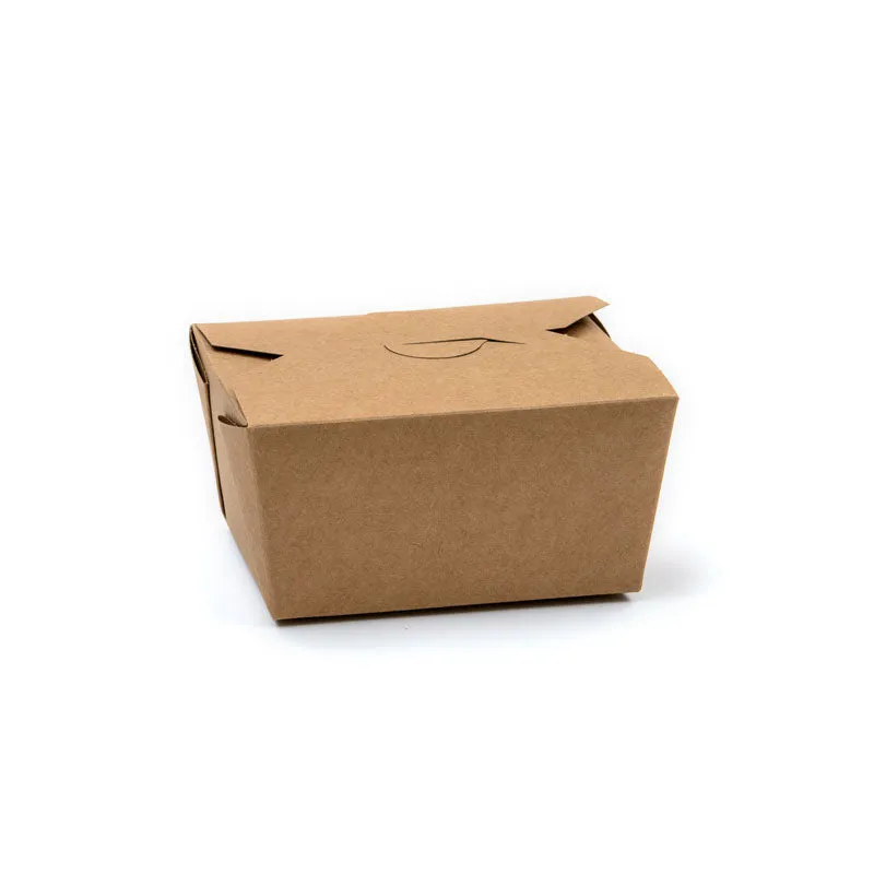 Paper / Kraft Clamshell - 120 x 107 x 63 mm