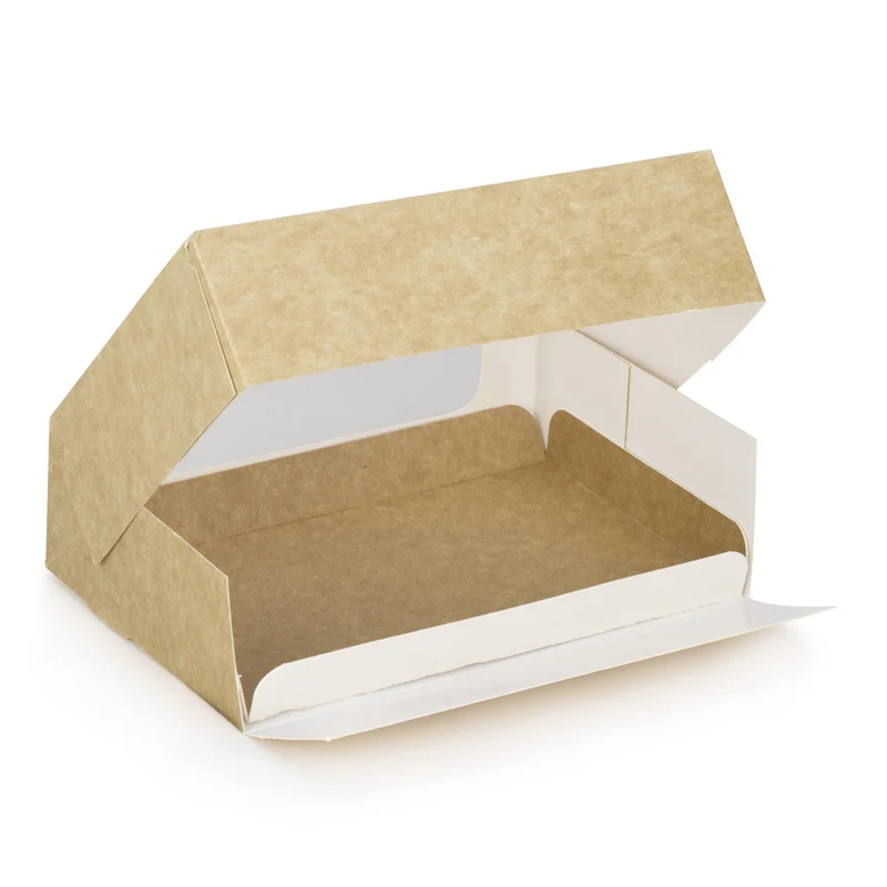 KRAFT Clamshell - 17.5 x 12.2 x 5 cm