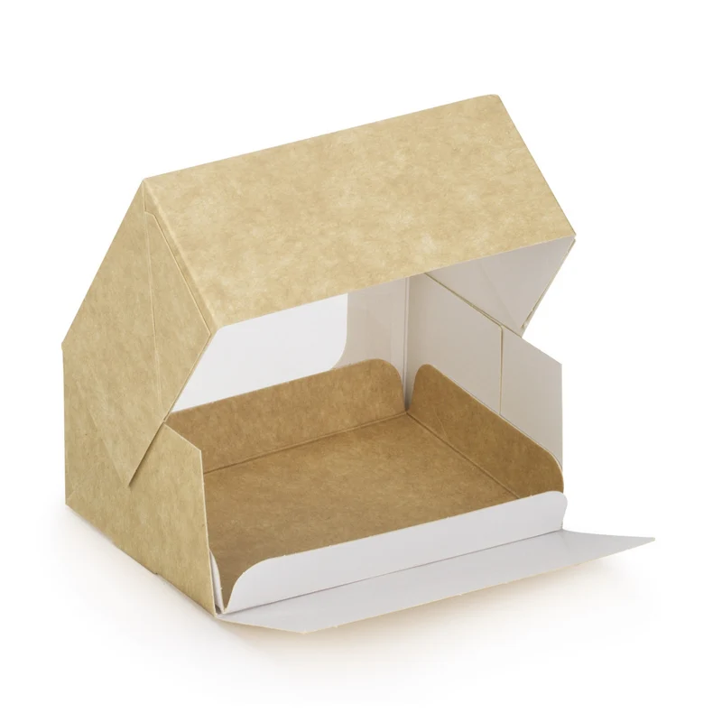 KRAFT Clamshell - 11.5 x 8.5 x 5 cm