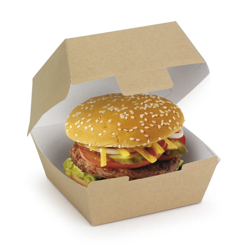 CORRUGATED CARDBOARD NANO MICRO Clamshell - 14.4 x 13.6 x 9.2 cm