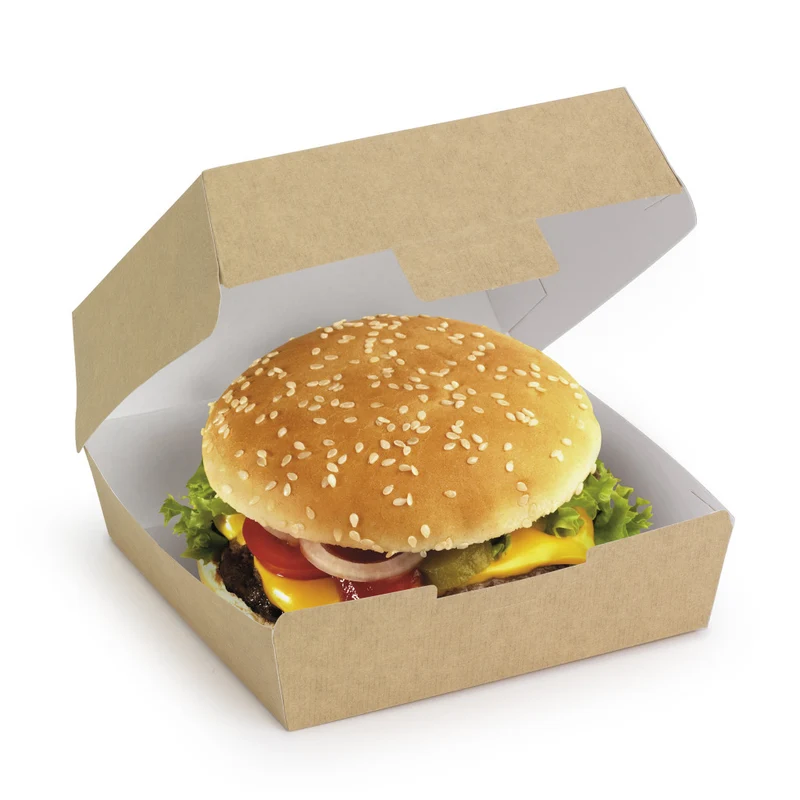CORRUGATED CARDBOARD NANO MICRO Clamshell - 17.6 x 16.8 x 7.8 cm