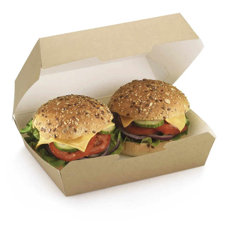 Clamshell CARDBOARD - 22.5 x 17 x 8.5 cm