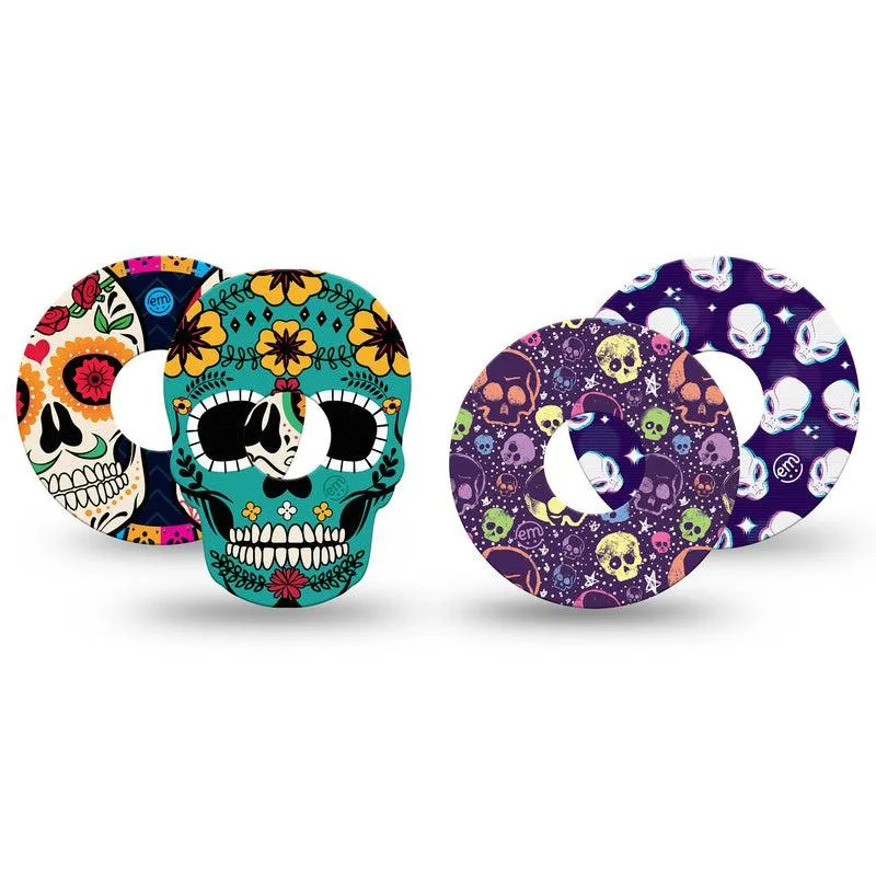 Patchs adhésifs ExpressionMed Freestyle Libre 3 : Pack varié Skulls
