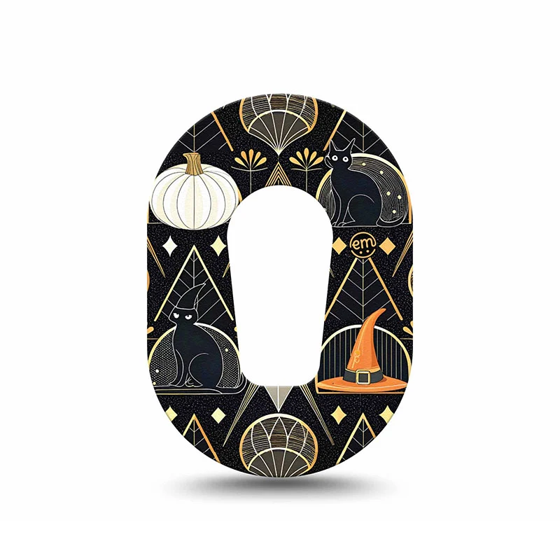Patchs adhésifs Dexcom G6 ExpressionMed : Mini Halloween Art déco
