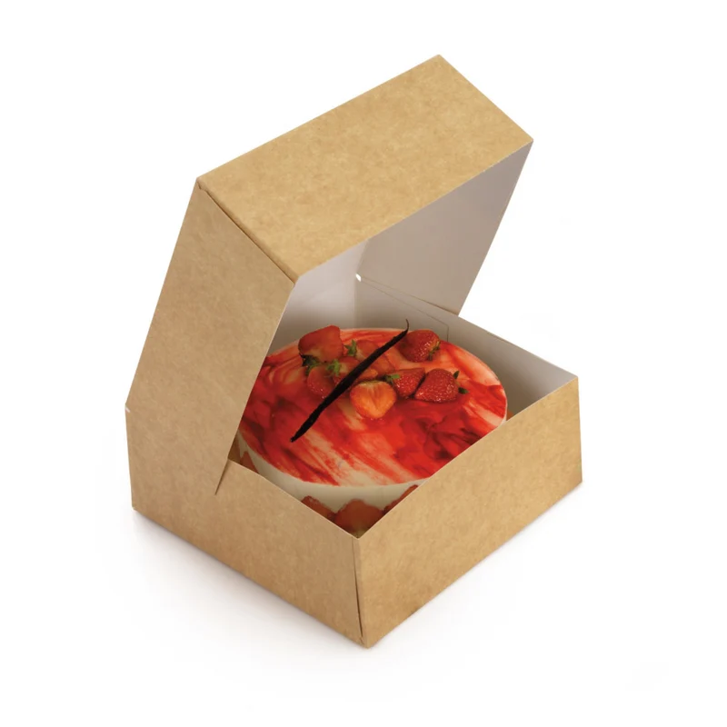 Kraft Clamshell - 20 x 20 x 8 cm