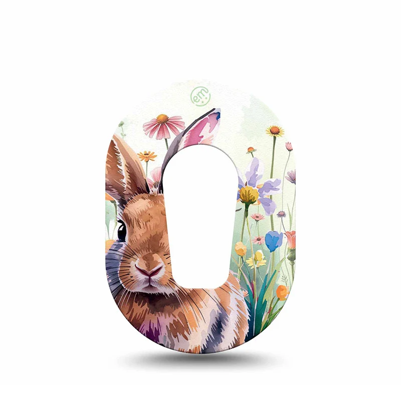 Patchs Adhésifs Dexcom G6 ExpressionMed : Mini-lapin aquarelle