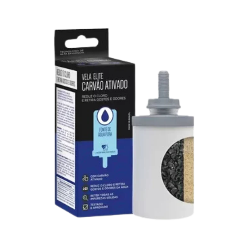 Bougie pour Filtre en Argile charbon actif (Vela para Filtro de Barro carvão Ativado) - ELITE - unidade