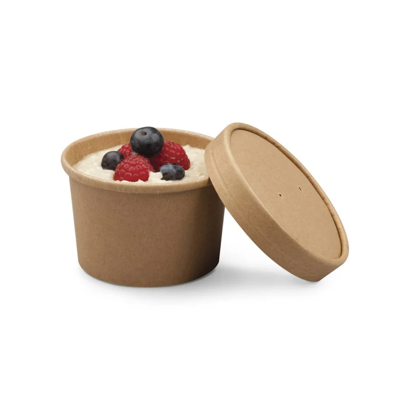 Kraft, Polyethylene Bowl / Tub - 8 cm
