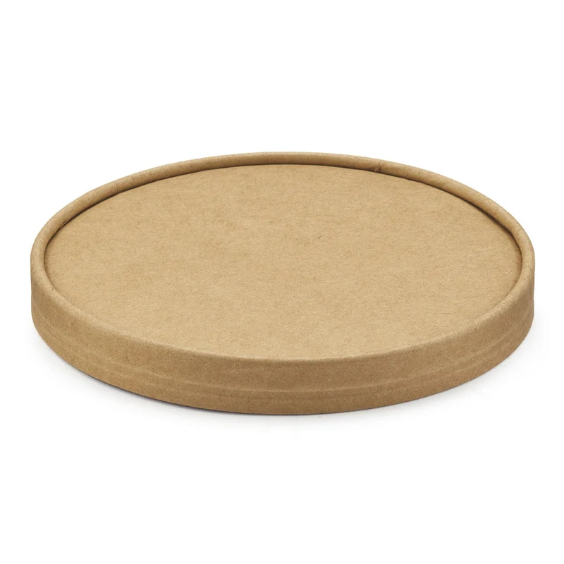 Polyethylene and Kraft Paper Container Lid
