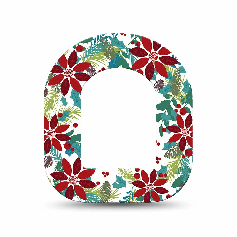 Patchs Adhésifs Omnipod Expressionmed : Mini couronne de Noël