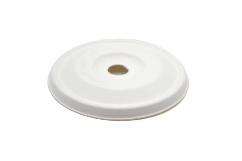 Bagasse Cup Lid - 9 cm Diameter