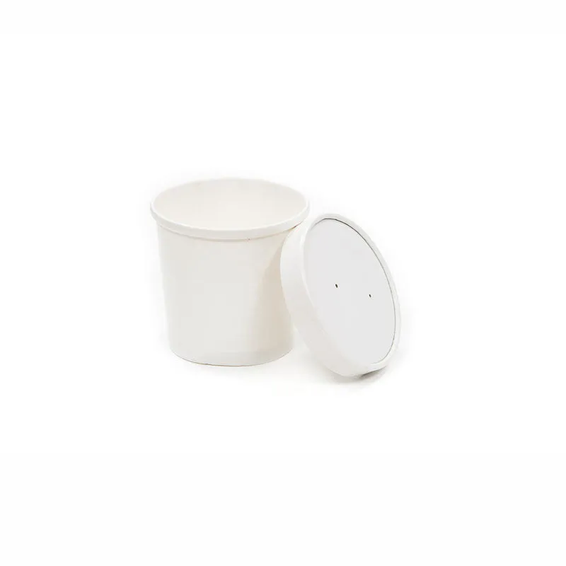 Paper / Kraft Container Lid - 8 / 12 oz