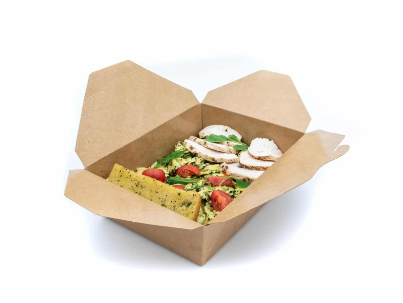 Paperboard Clamshell - 2000 ml