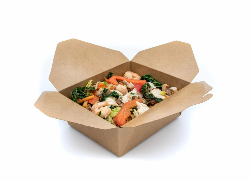 Paperboard Clamshell - 1400 ml