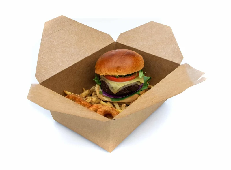 Paperboard Clamshell - 2800 ml