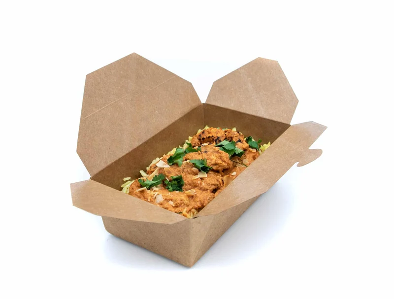 Paperboard Clamshell - 1026 ml