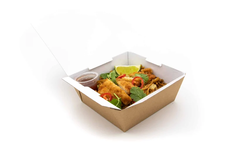 Paperboard Clamshell - 1070 ml