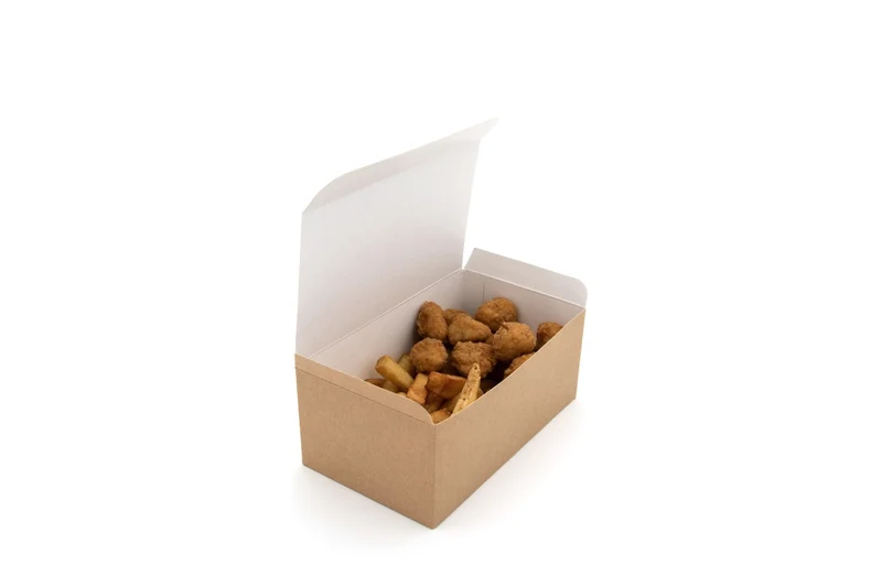 Paperboard Clamshell - 14.5 x 8.5 x 6 cm