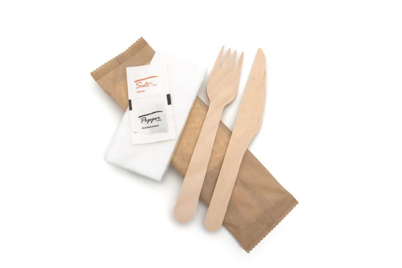 Birchwood & Paper Cutlery set