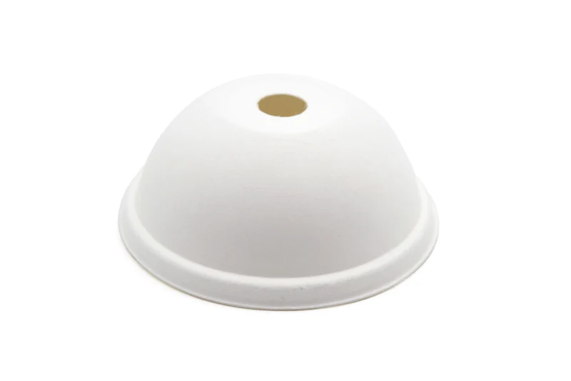 Bagasse Cup Lid - 9 cm