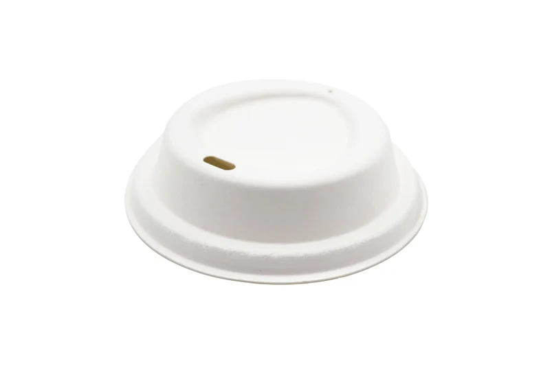 Bagasse Cup Lid - 9 cm