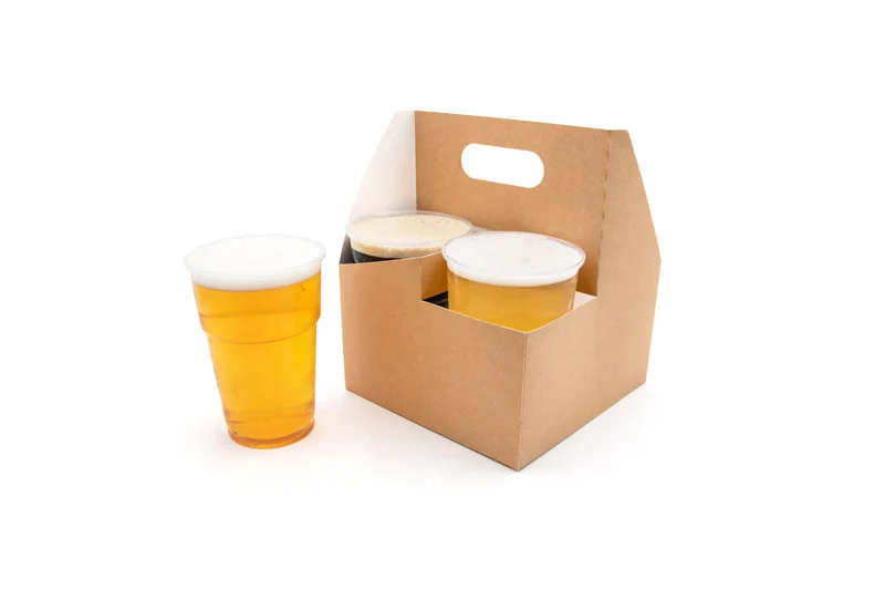 Paperboard Cup Sleeves & Holders - 4 Cups