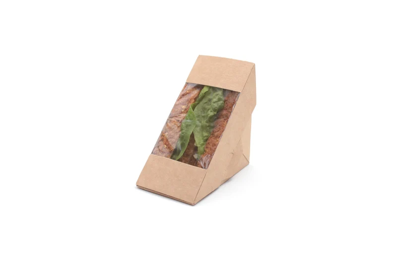 Paperboard Clamshell - 9 x 9 x 5.5 cm
