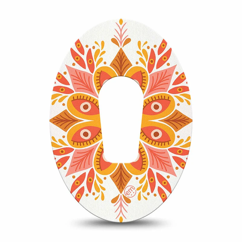 Patchs Adhésifs Dexcom G6 Expressionmed : Mandala psychédélique