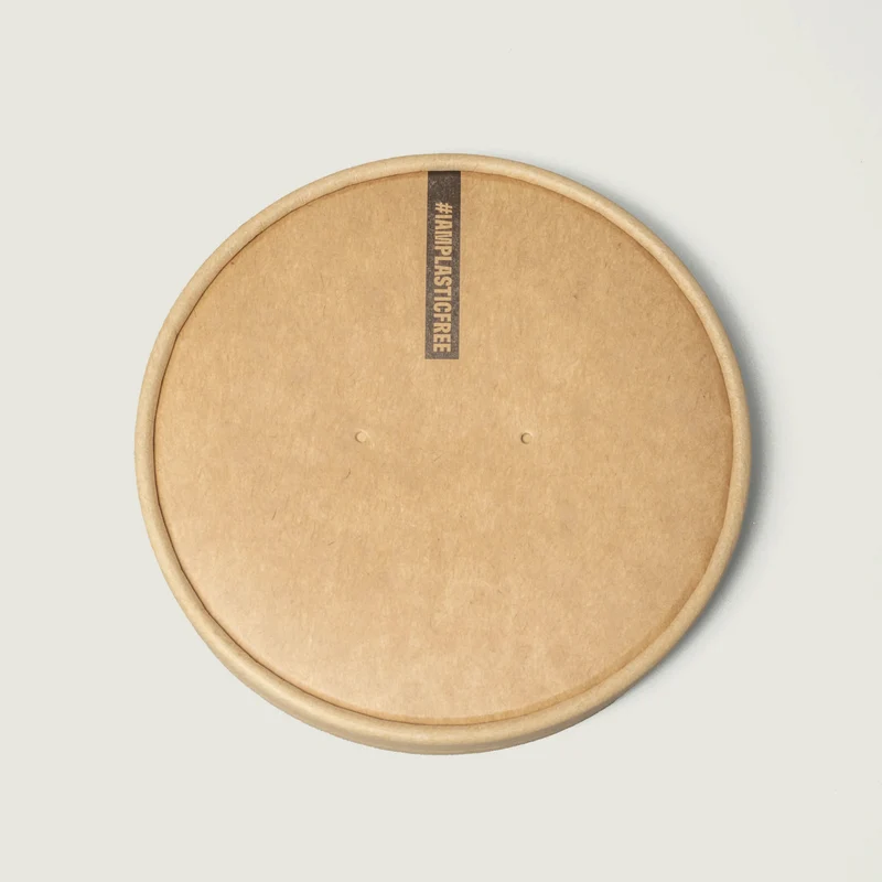 Kraft Paper Container Lid - 15.2 cm