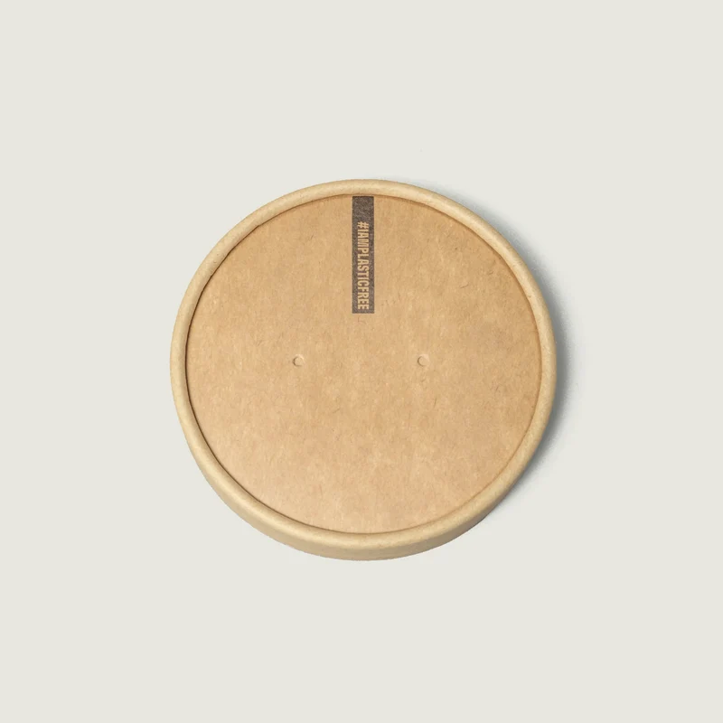 Kraft Paper Container Lid - 10 cm