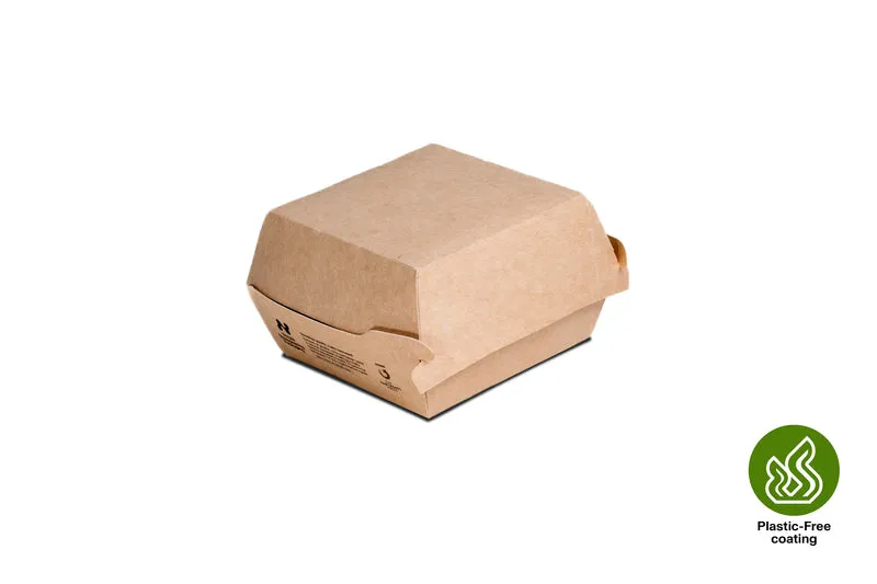 Paper (Seaweed Coating) Clamshell - 11.6 x 11.6 x 7.2 cm