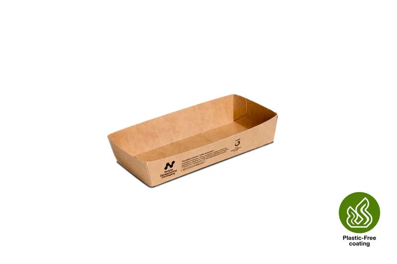 Paper (Seaweed Coating) Tray - 15.0 x 8.0 x 3.0 cm