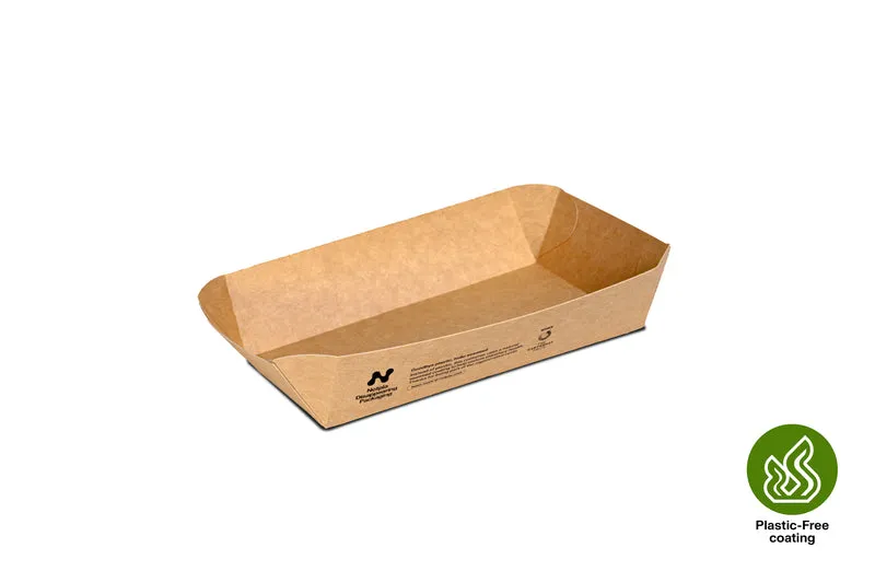 Paper (Seaweed Coating) Tray - 20.0 x 13.9 x 4.0 cm