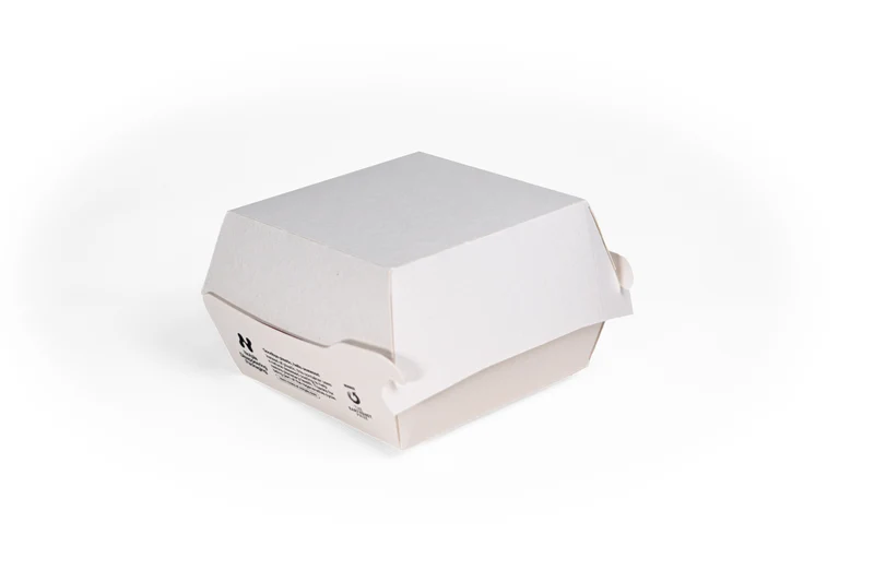 Paper (Seaweed Coating) Clamshell - 9.8 x 9.8 x 75 cm