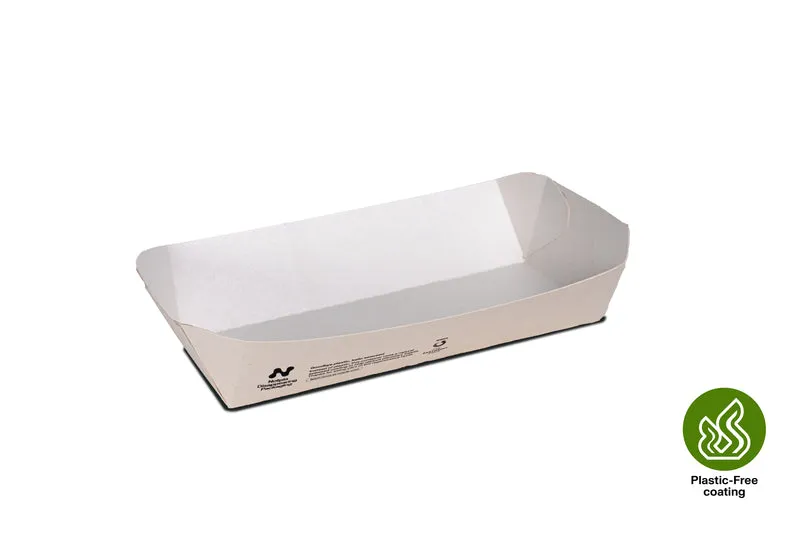 Paper (Seaweed Coating) Tray - 19.5 x 13.2 x 4.0 cm