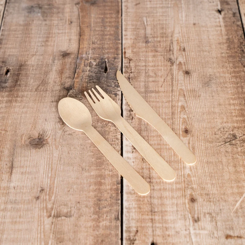Wood Cutlery Set