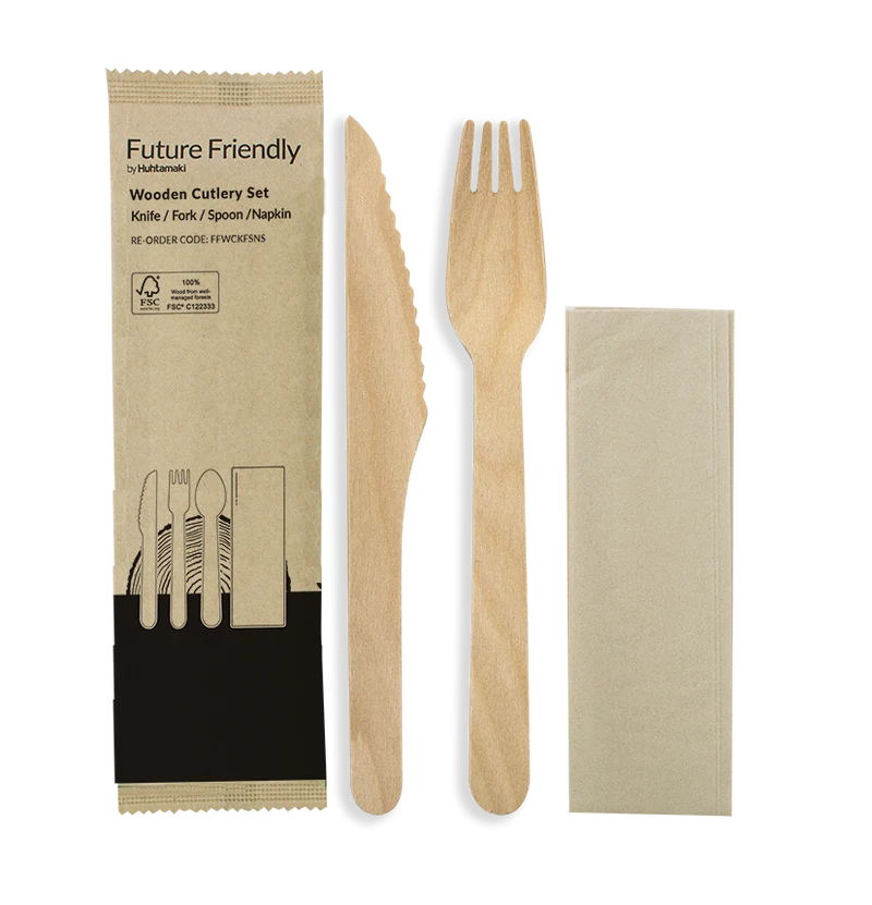 Wood Cutlery Set