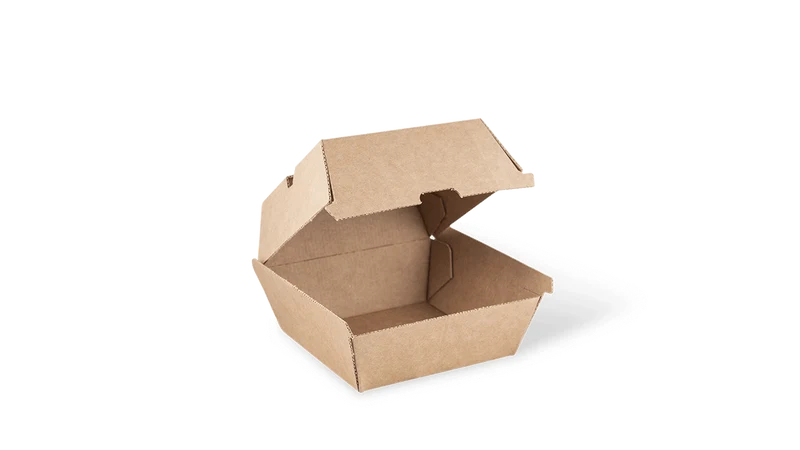 Paper / Kraft Clamshell - 105 x 102 x 83 cm