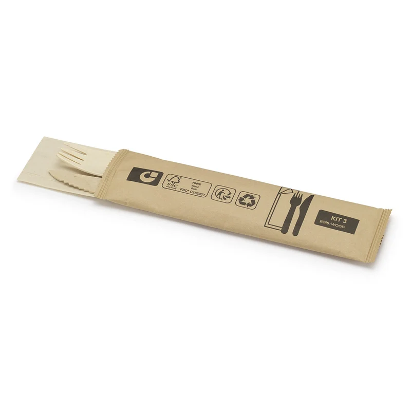 Fibre Cutlery Set - 21 cm