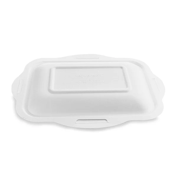 Moulded Fibre Container Lid - 28 cm x 18 cm x 2.2 cm