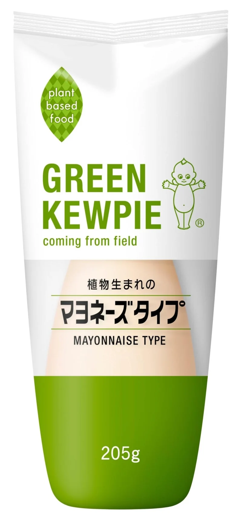GREEN KEWPIE Plant-Based Mayonnaise Type 205g
