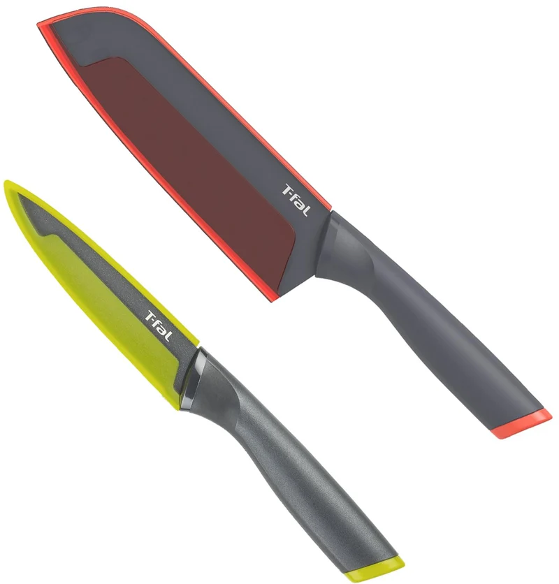 T-fal Fresh Kitchen Santoku and Utility Knife Set K13482
